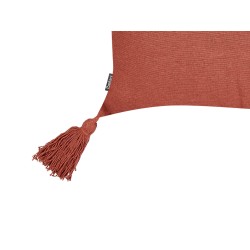 Zestaw 2 poduszek dekoracyjnych VALVARIA Bawełna 30 x 50 cm Czerwony Wzór zygzak