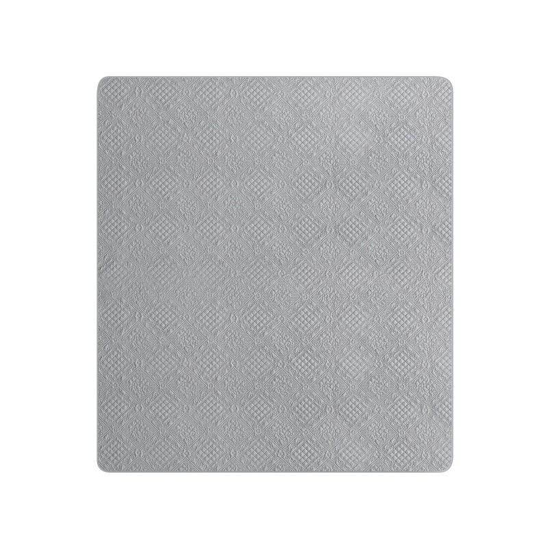 Narzuta na łóżko z poduszkami ALAMUT 140 x 210 cm Szary