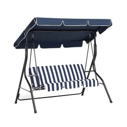 Huśtawka ogrodowa CHAPLIN Metal Ciemnoniebieski