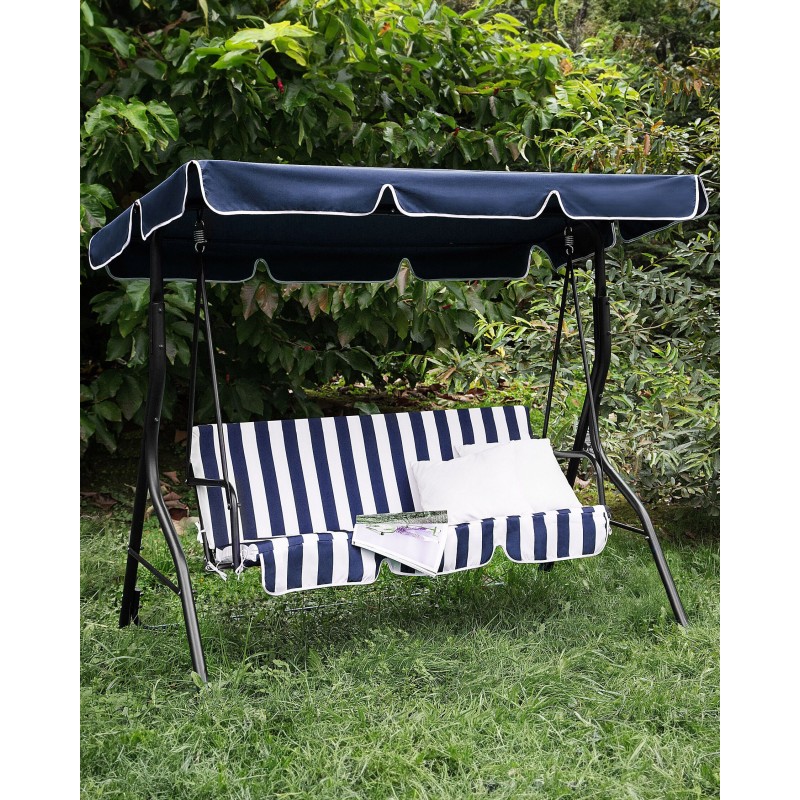Huśtawka ogrodowa CHAPLIN Metal Ciemnoniebieski