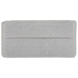 Zestaw ogrodowy ze stolikiem dla 4 osób FRASCATI Modułowy Certyfikowane drewno akacjowe Jasnoszary