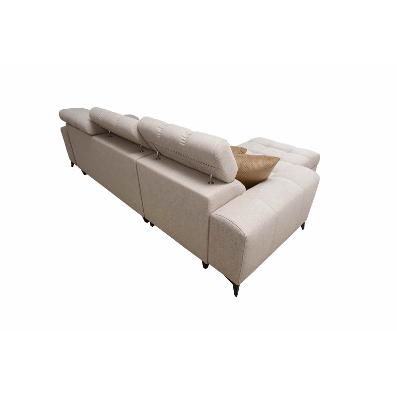 Venna I Maxi Corner Sofa with Sleeping Function and USB Port - Plush, Avra 12