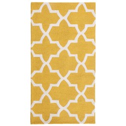 Dywan wełniany 80 x 150 cm żółty SILVAN
