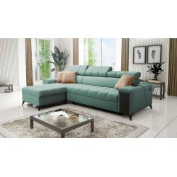 Venna I Maxi Corner Sofa with Sleeping Function and USB Port - Plush, Avra 11