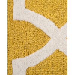 Dywan wełniany 80 x 150 cm żółty SILVAN