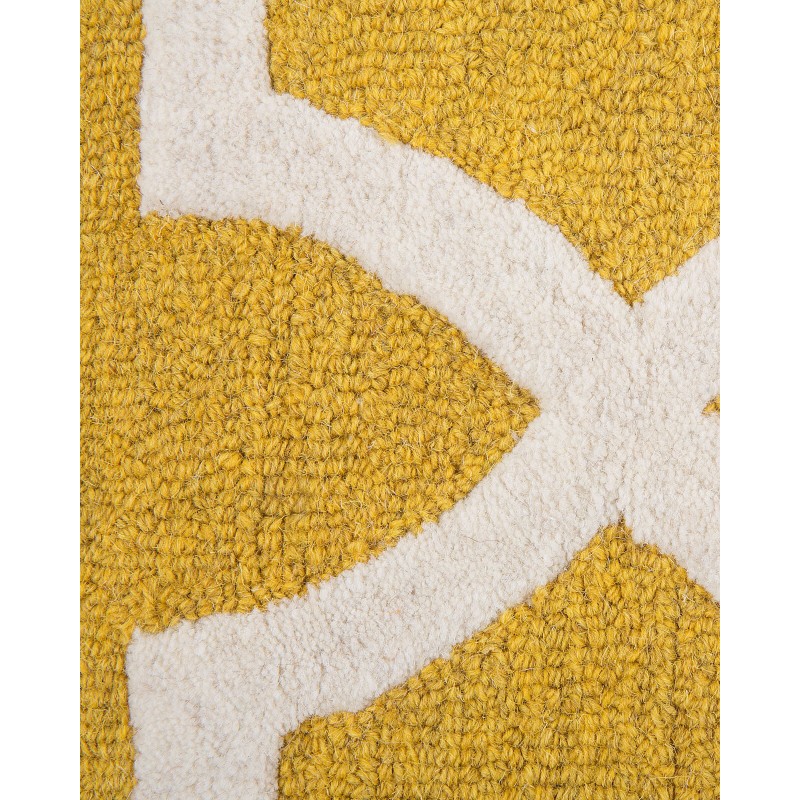 Dywan wełniany 80 x 150 cm żółty SILVAN