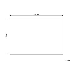 Koc MIRGE 125 x 150 cm Biały