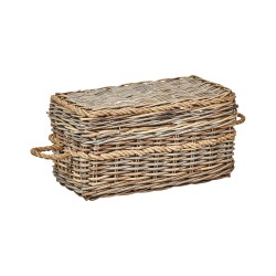 Zestaw 3 koszy GERASA Rattan Naturalny