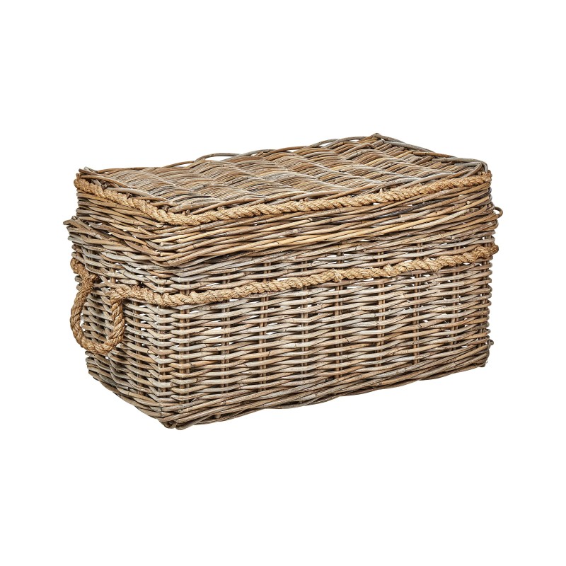 Zestaw 3 koszy GERASA Rattan Naturalny