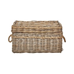 Zestaw 3 koszy GERASA Rattan Naturalny