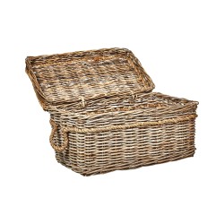 Zestaw 3 koszy GERASA Rattan Naturalny