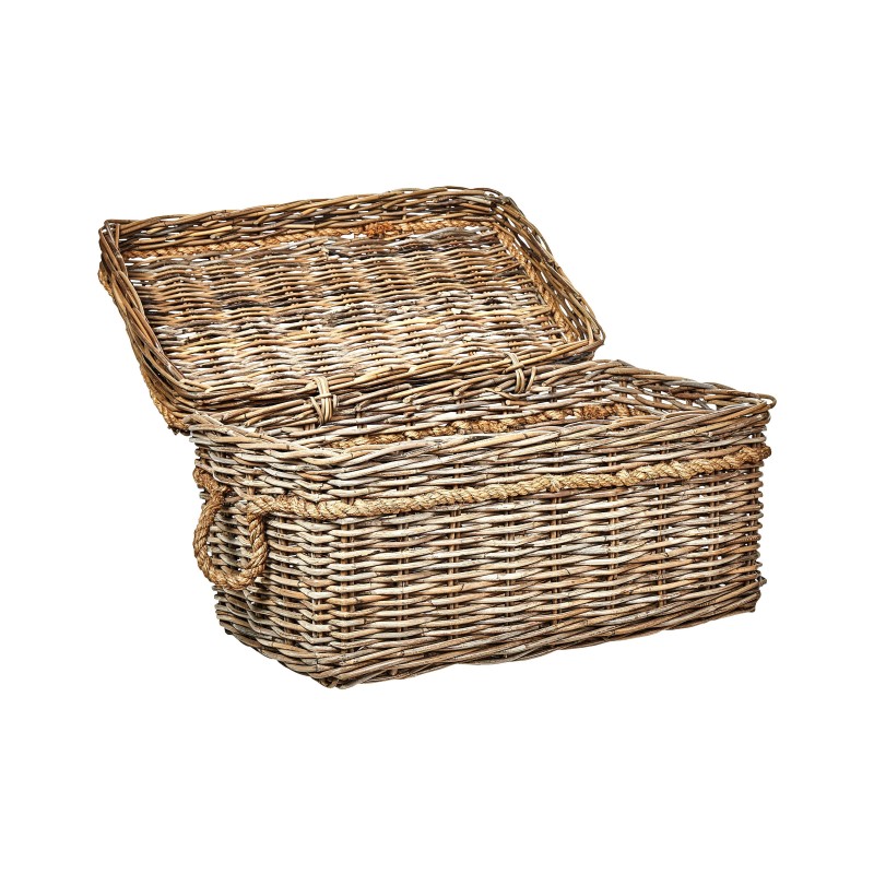 Zestaw 3 koszy GERASA Rattan Naturalny