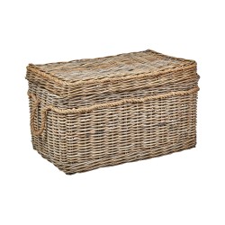 Zestaw 3 koszy GERASA Rattan Naturalny