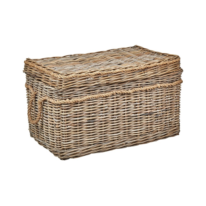 Zestaw 3 koszy GERASA Rattan Naturalny