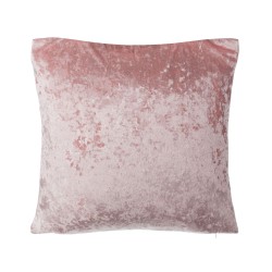 Zestaw 2 poduszek dekoracyjnych HOSTA Welur 45 x 45 cm Różowy Jednolity