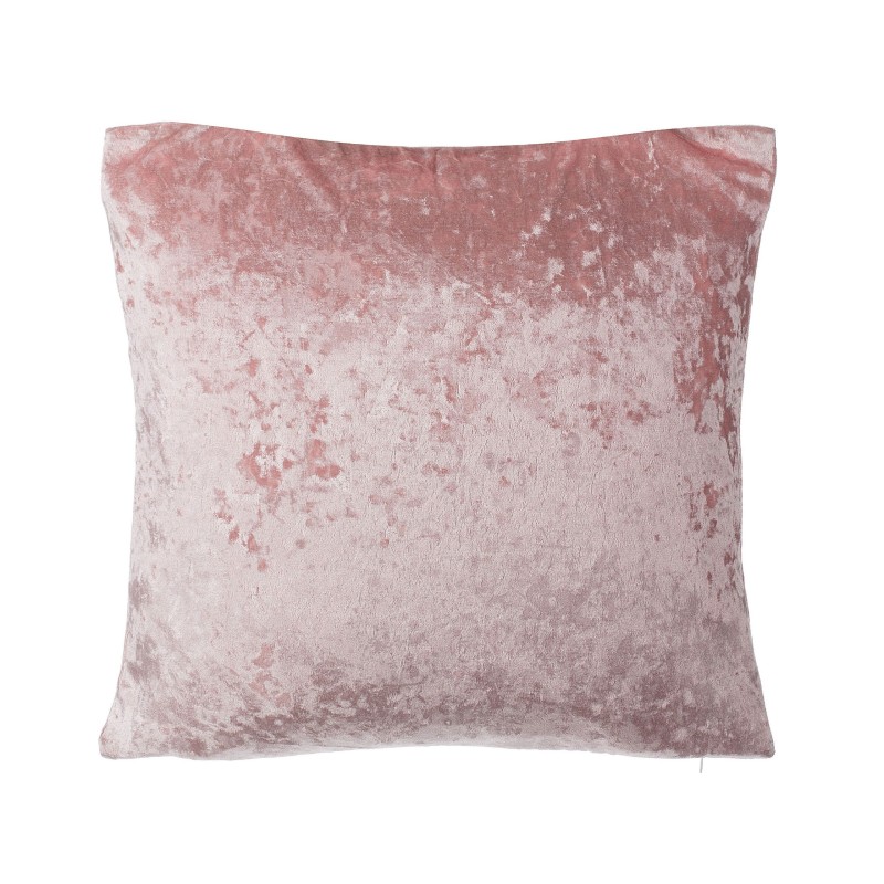 Zestaw 2 poduszek dekoracyjnych HOSTA Welur 45 x 45 cm Różowy Jednolity