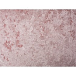 Zestaw 2 poduszek dekoracyjnych HOSTA Welur 45 x 45 cm Różowy Jednolity