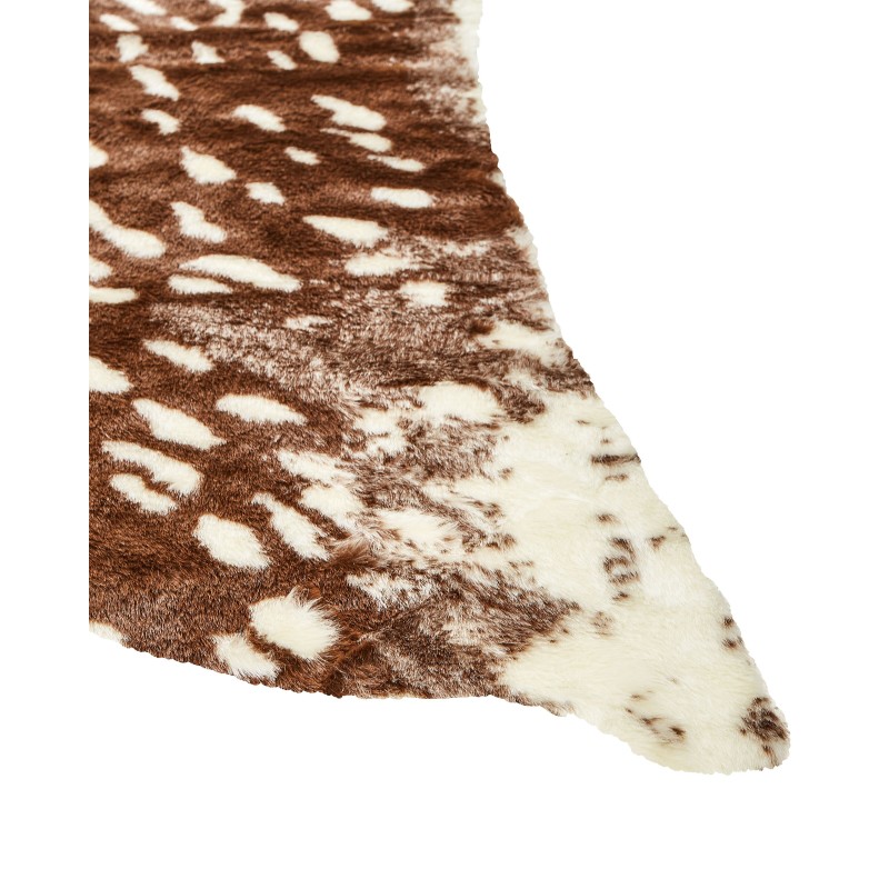 Dywan ze sztucznego futra 150 x 200 cm brązowy KNOLL