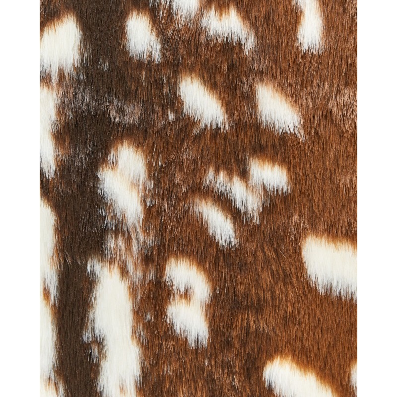 Dywan ze sztucznego futra 150 x 200 cm brązowy KNOLL