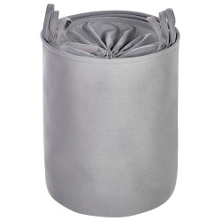 Zestaw 3 koszy tekstylnych szary ARCHA