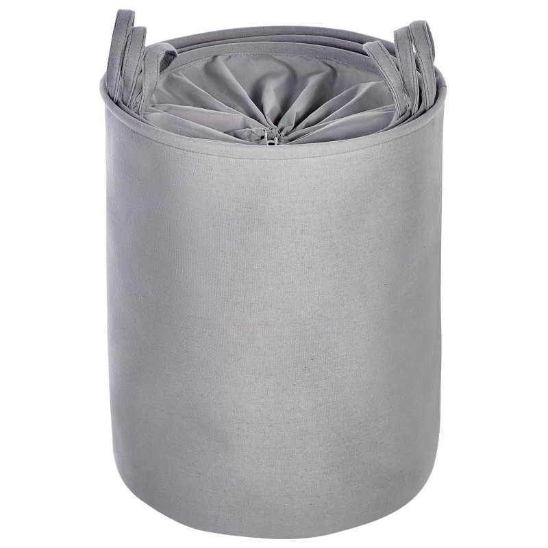 Zestaw 3 koszy tekstylnych szary ARCHA