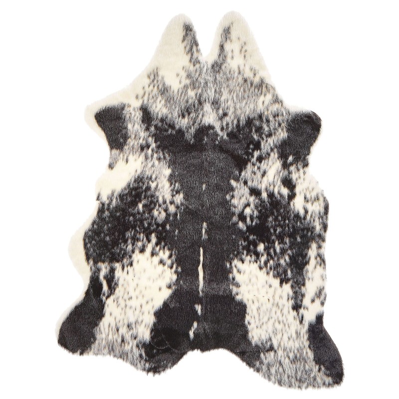 Dywan ekoskóra czarny 60 x 90 cm NAMBUNG