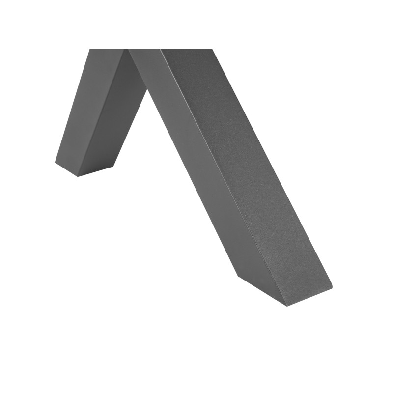 Stół ogrodowy CASCAIS 200 cm 105 cm Metal Szary