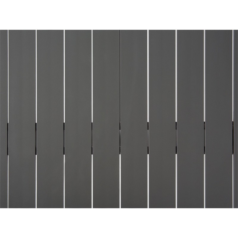 Stół ogrodowy CASCAIS 200 cm 105 cm Metal Szary