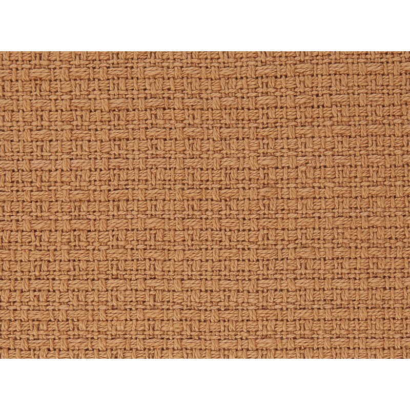 Narzuta na łóżko YERBENT Bawełna 200 x 220 cm Złoty brąz