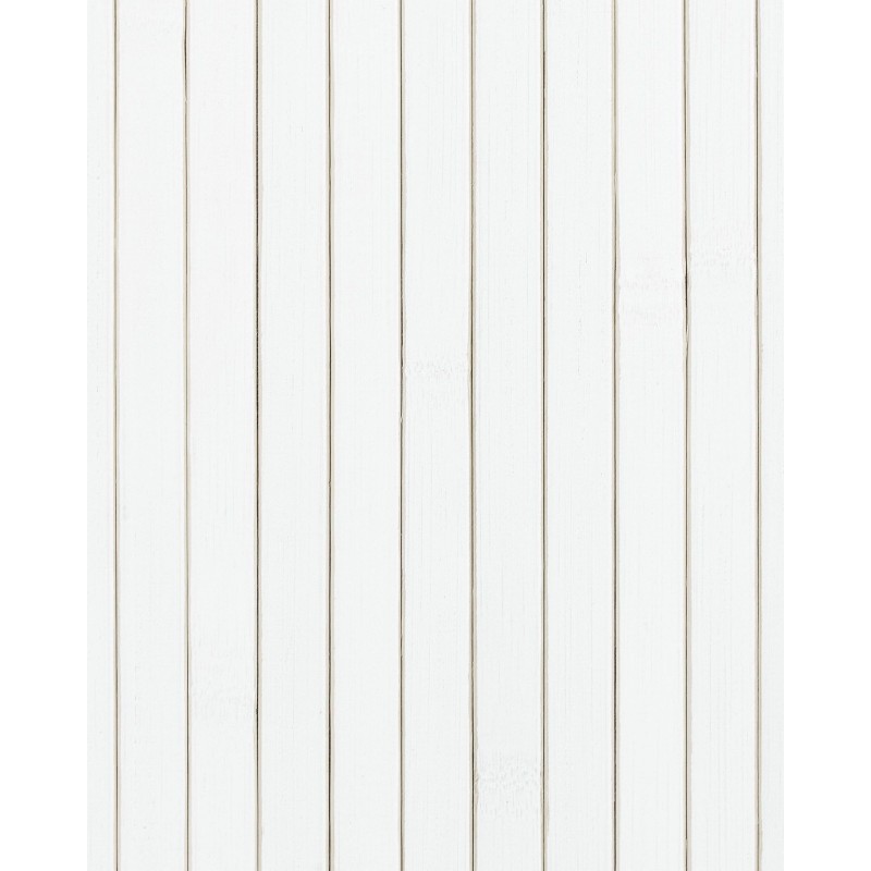 Kosz bambusowy z pokrywką biały BADULLA