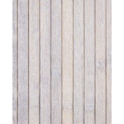 Zestaw 5 koszy TALPE Drewno bambusowe Szary