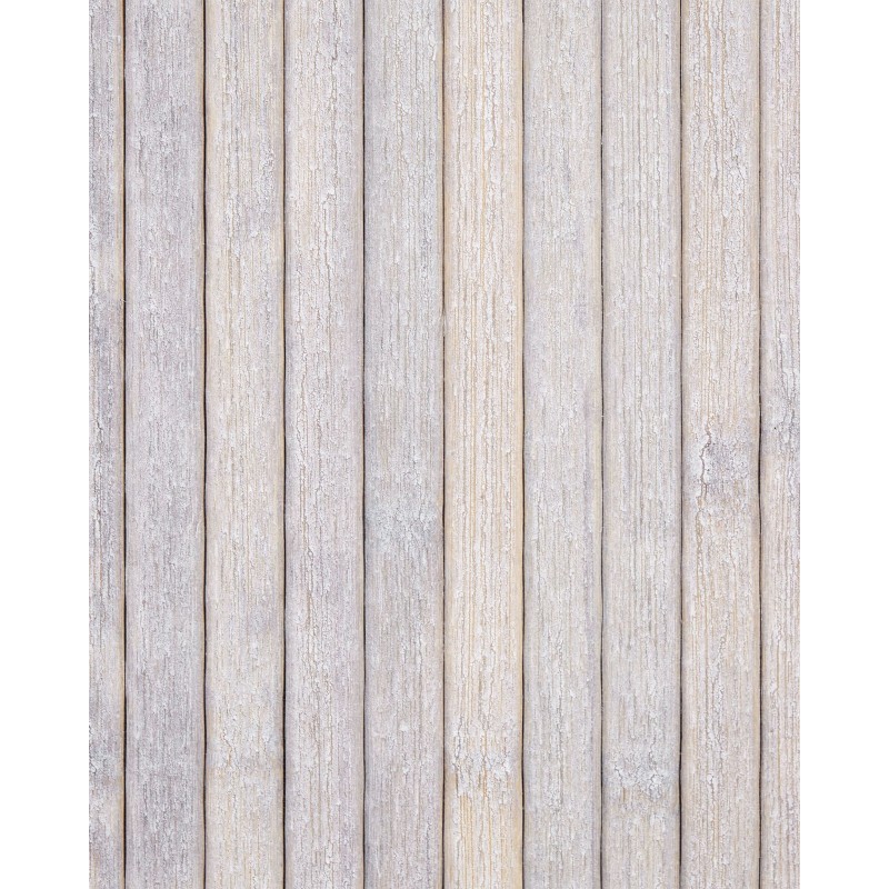 Zestaw 5 koszy TALPE Drewno bambusowe Szary