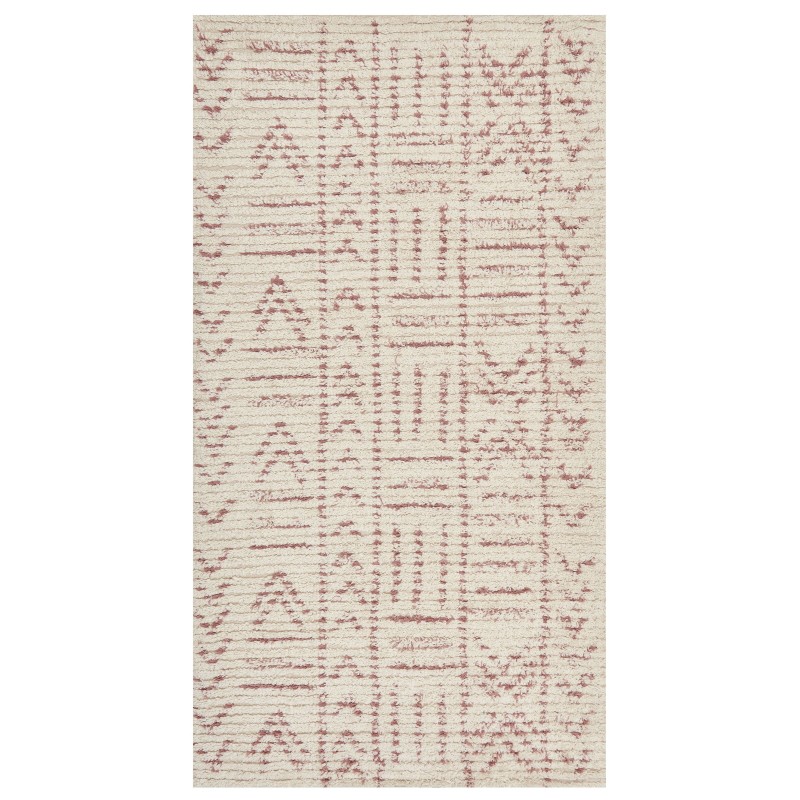 Dywan bawełniany 80 x 150 cm beżowo-różowy EDIRNE