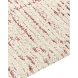 Dywan bawełniany 80 x 150 cm beżowo-różowy EDIRNE