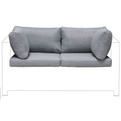 Komplet poszewek na poduchy ogrodowe MILANO Szary