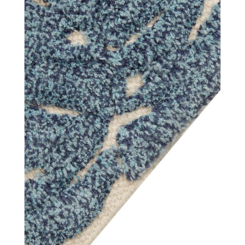 Dywan dziecięcy bawełniany w zwierzęcy wzór 80 x 150 cm wielokolorowy NAIBOS