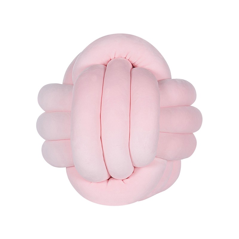 Poduszka dekoracyjna MALNI Welur 30 x 30 cm Różowy Jednolity