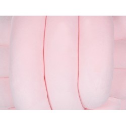 Poduszka dekoracyjna MALNI Welur 30 x 30 cm Różowy Jednolity