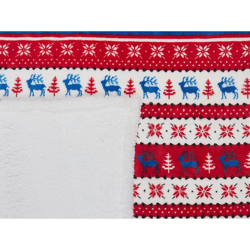 Koc REKA 200 x 220 cm Czerwony