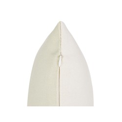 Zestaw 2 poduszek dekoracyjnych DAVALLIA 45 x 45 cm Beżowy Wzór roślinny