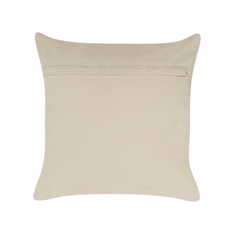 Poduszka dekoracyjna OUJDA Bawełna 50 x 50 cm Różowe złoto Wzór geometryczny