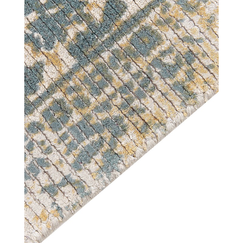 Dywan z wiskozy 140 x 200 cm żółto-zielony BOYALI