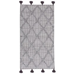 Dywan bawełniany 80 x 150 cm brązowy TUZLA