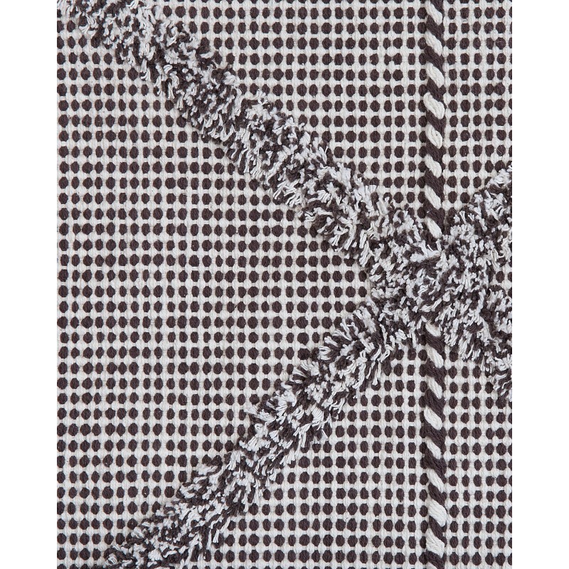 Dywan bawełniany 80 x 150 cm brązowy TUZLA