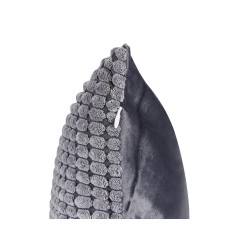 Zestaw 2 poduszek dekoracyjnych ASPIDISTRA Welur 45 x 45 cm Szary Wzór geometryczny