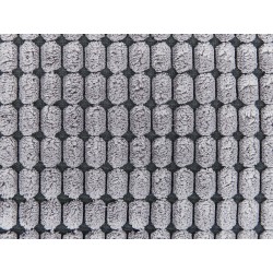 Zestaw 2 poduszek dekoracyjnych ASPIDISTRA Welur 45 x 45 cm Szary Wzór geometryczny