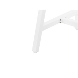 Stół ogrodowy FRATTE 120 cm 64 cm Metal Biały