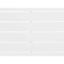 Stół ogrodowy FRATTE 120 cm 64 cm Metal Biały