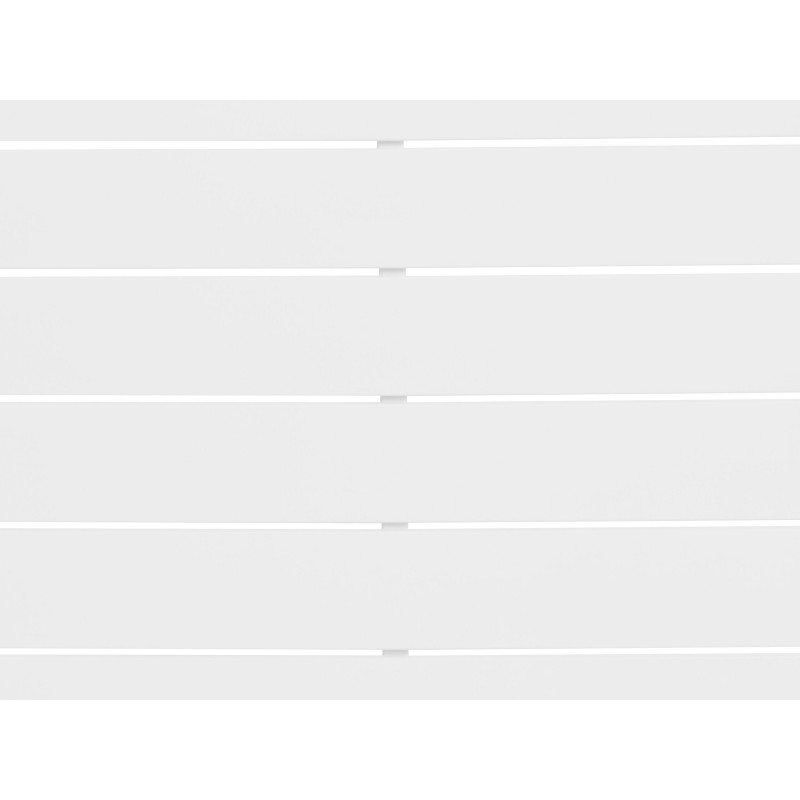 Stół ogrodowy FRATTE 120 cm 64 cm Metal Biały