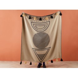 Koc THUMKI 130 x 170 cm Beżowy